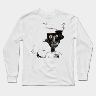 Basquiat Inspired Art Long Sleeve T-Shirt